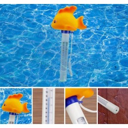Baseino termometras su plaukiojančia žuvimi baseinui, voniai ir vandeniui vaikams