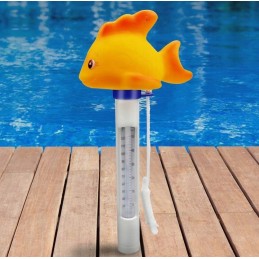 Baseino termometras su plaukiojančia žuvimi baseinui, voniai ir vandeniui vaikams