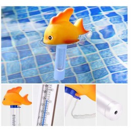 Baseino termometras su plaukiojančia žuvimi baseinui, voniai ir vandeniui vaikams