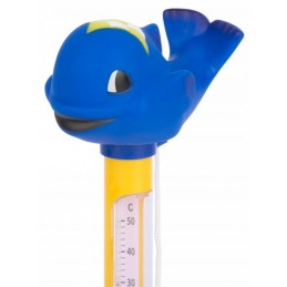 Plaukimo banginio baseino termometras