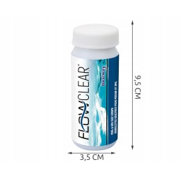 Vandens pH testeris šarmingumui ir chloro kontrolei 3in1