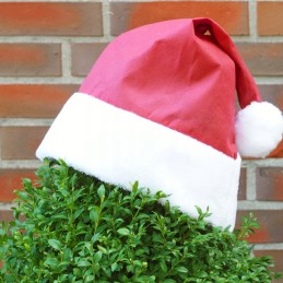 Kalėdinė kepurė augalams 42x36cm raudona