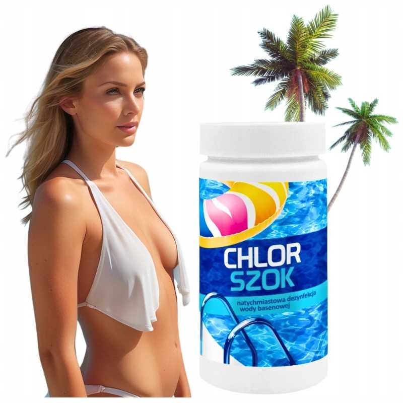 Gamix chloro šoko chloras baseinui granulės 1kg
