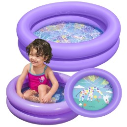 Vaikiškas pripučiamas irklavimo baseinas 61x15, mini baseinas, kelioninė vonia