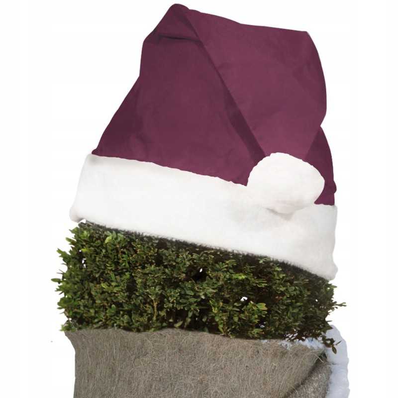 Kalėdinė augalas kepurė 42x36 cm bordo