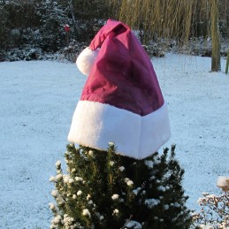 Kalėdinė augalas kepurė 42x36 cm bordo