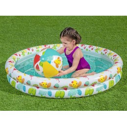 Bestway vaikiškas baseinas, irklavimo baseinas, kamuoliukų ratas, 122 cm