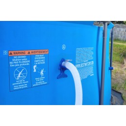 Baseino vamzdžio atrama, intex bestway arba 32 mm baseino vamzdžio žarnos laikiklis