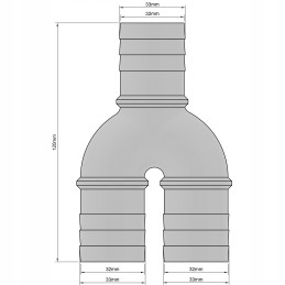 Intex bestway žarnos trišakis, jungtis, baseino vamzdžių žarnos skirstytuvas, 32 mm