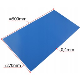 Baseino denis ir PVC čiužinys 50x27cm, šlapias ir sausas klijavimas, mėlynas