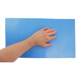 Baseino denis ir PVC čiužinys 50x27cm, šlapias ir sausas klijavimas, mėlynas