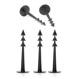 Sodo kaiščiai 125 mm 200 vnt smeigtukai tvirtinimui agri tekstilė