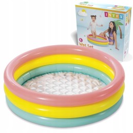 Pripučiamas dušo padėklas 3 spalvų 86 x 25 cm intex 58924