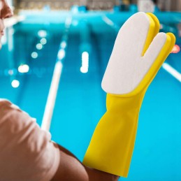 SPA baseino valymo pirštinė su kempine 2247
