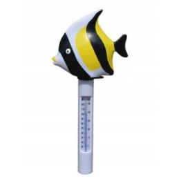 Gardenstar baseino termometras, juoda ir balta žuvis