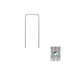 'U' formos cinkuoto metalo kaiščiai, 100 vnt.