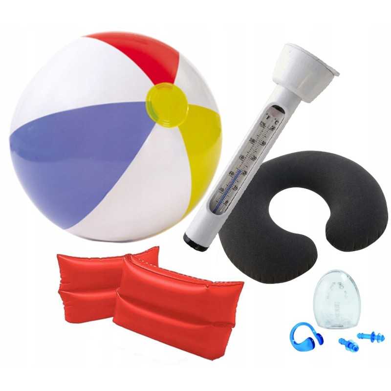 Intex baseino komplektas, rutulinis termometras, rankovės