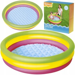 Vaikiškas irklavimo baseinas, kūdikių baseinas, sodo baseinas, 102x102, bestway 51104