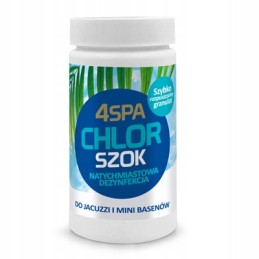 Gamix 4spa chloro šoko granulės 1kg baseino chemijos