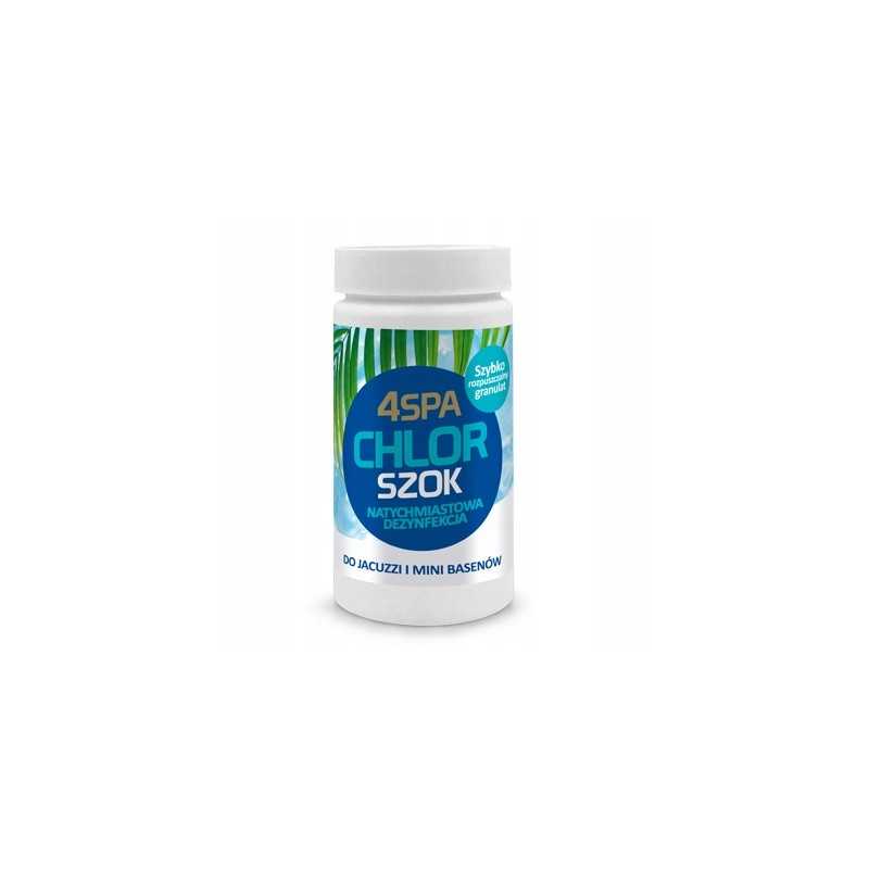 Gamix 4spa chloro šoko granulės 1kg baseino chemijos