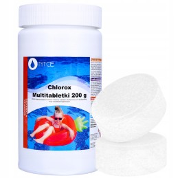 10 viename daugiafunkcinės baseino tabletės 1 kg 200 g chloro baseino sūkurinei voniai