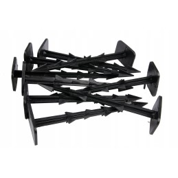 ✨ 15 cm dantyti kaiščiai agrotekstilei tvirtinti, agrotekstilei kaz100r 100vnt