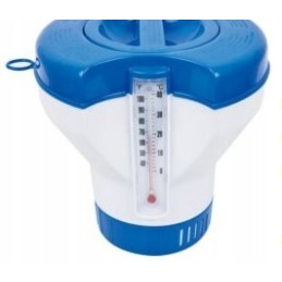 Chloro dozatorius su termometru tablečių granulėms