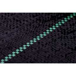 Žemės ūkio audinys, juodas kilimėlis nuo piktžolių, metro storis, 100g, 1,6m x 1m