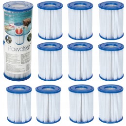 II tipo siurblio filtro įdėklas 58094 x 2 vienetai bestway 58094