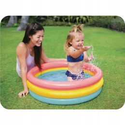 Pripučiamas dušo padėklas 3 spalvų 86 x 25 cm intex 58924