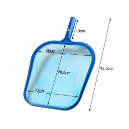 Mėlynas surinkimo tinklas baseino vandeniui valyti