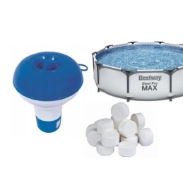 Baseino chemikalai ir bestway dozatorius