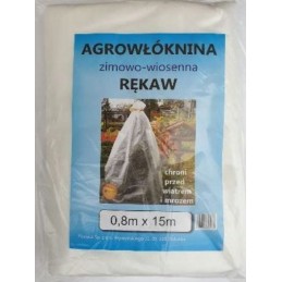 Agrotekstilinė mova apsauginiams augalų gaubtams, 0,8 x 15 m