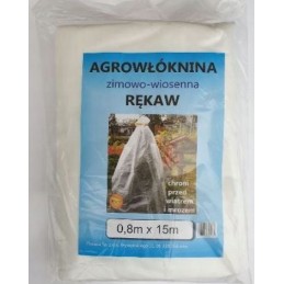Agrotekstilinė mova apsauginiams augalų gaubtams, 0,8x15 m