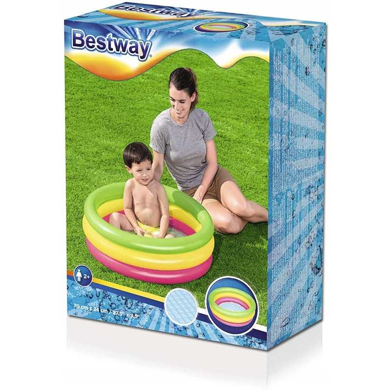 Bestway apvalus pripučiamas baseinas 70 x 70 cm