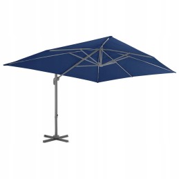 Alumiiniumpulgaga rippuv vihmavari, 4x3 m, sinine