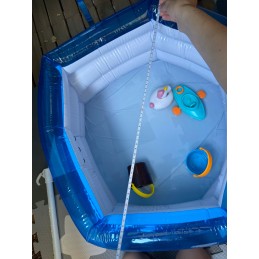 Pripučiamas irklavimo baseinas, rožinis, 70x30cm