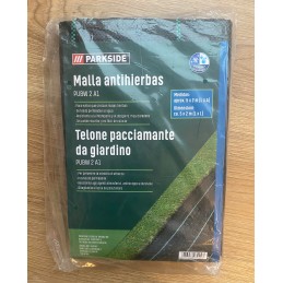 Agrowwoven mulčiavimas nuo piktžolių parkside juodas 2 x 5 cm 1 g m2