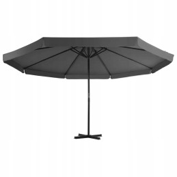 Garden umbrella with portable base, anthracite