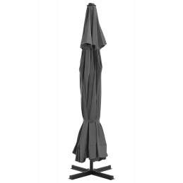Garden umbrella with portable base, anthracite