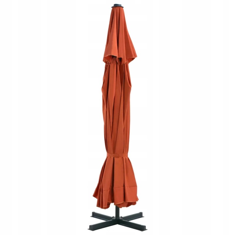 Vidaxl Garden Parasol with Portable Base Terracotta