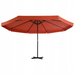 Vidaxl Garden Parasol with Portable Base Terracotta