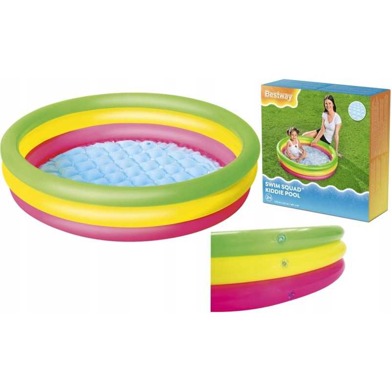 Pripučiamas baseinas, minkštas dugnas, irklavimo baseinas bestway 102 cm 51104