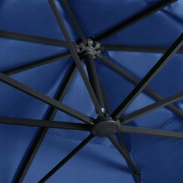 Hanging umbrella uv 400x300x268cm, azure
