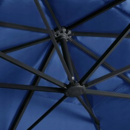 Hanging umbrella uv 400x300x268cm, azure