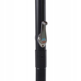 Garden umbrella with portable base red