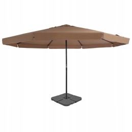 Garden Umbrella with Portable Base Taupe