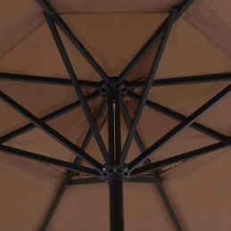 Garden Umbrella with Portable Base Taupe