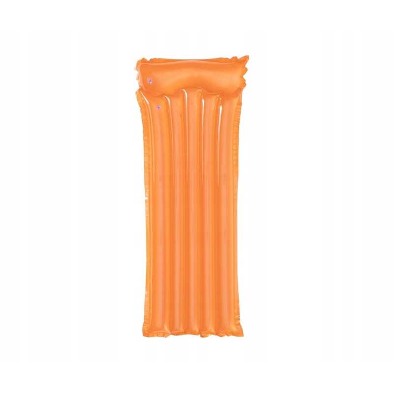 Bestway 44013 pripučiamas paplūdimio čiužinys permatomas oranžinis 1 83 m x 7