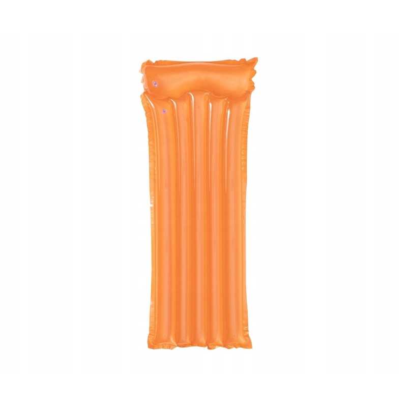 Bestway 44013 pripučiamas paplūdimio čiužinys permatomas oranžinis 1 83 m x 7